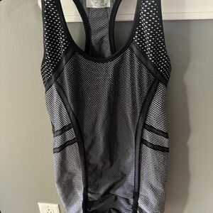 Athleta racerback tank, black